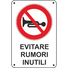 evitare rumori inutili evitare rumori inutili